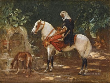 フレデリック・アーサー・ブリッジマン Painting - 騎馬騎兵 フレデリック・アーサー・ブリッジマン